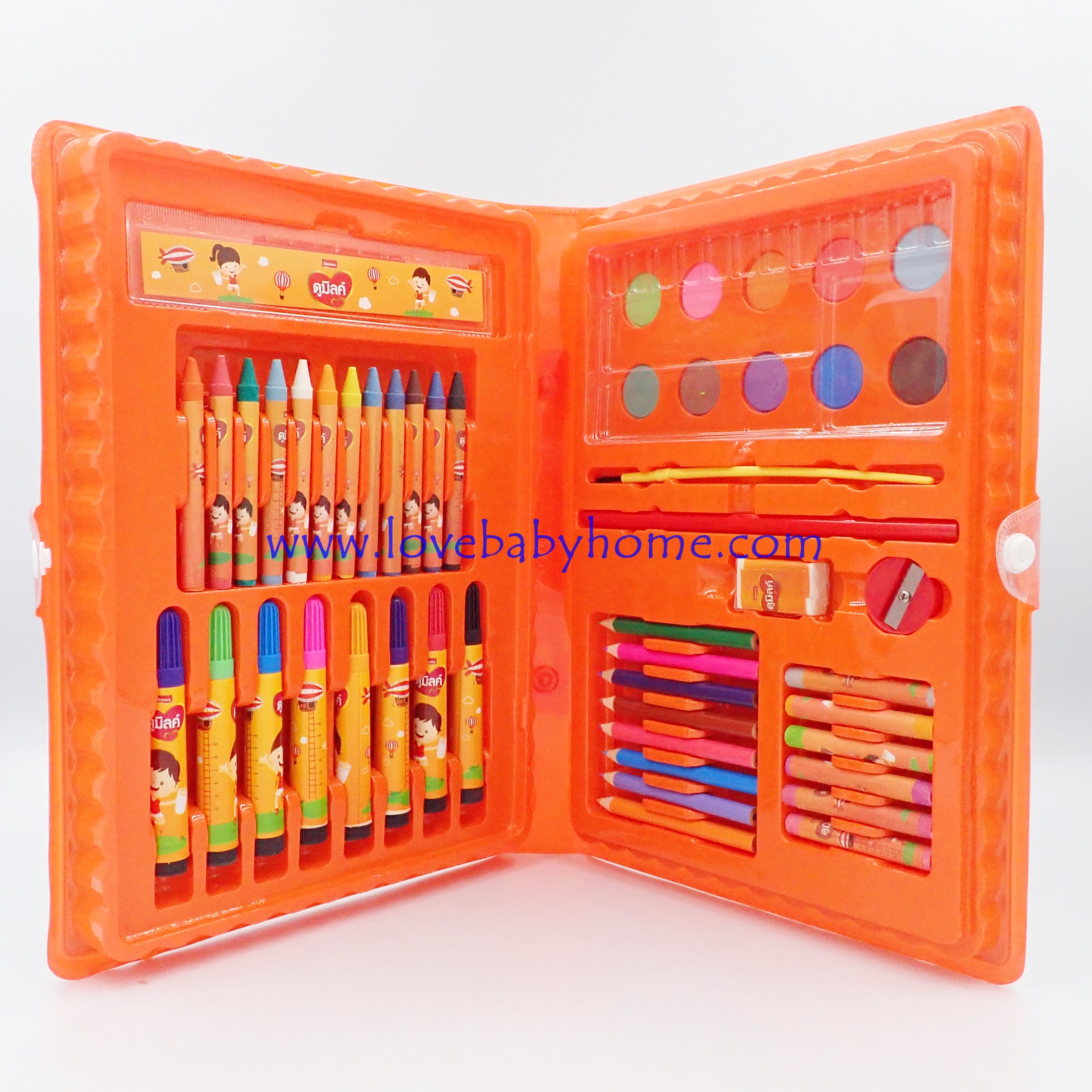 ชุดเครื่องเขียน ระบายสี กล่องดูมิลด์ เป็นของแถม ของพรีเมี่ยม