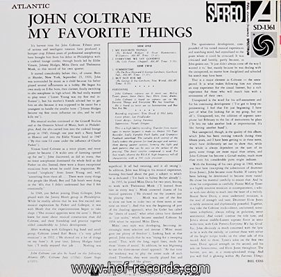 John Coltrane - My Favorite Things 1lp