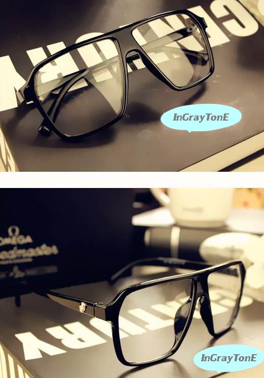 สุดคุ้ม!!กรอบแว่นตาแฟชั่น ใหญ่ สลิม บาง ไม่มีกระจกหน้า เรโทร วินเทจ skull ดำเงา น้ำตาลด้าน น้ำตาล2สี น้ำตาลใส แดงลาย ดำด้าน