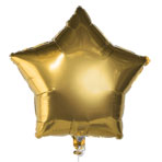 ลูกโป่งฟลอย์รูปดาว สีทอง ไซส์ 18 นิ้ว - Star Shape Balloon Gold Color / Item No.TL-G002
