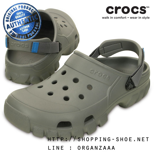 Crocs Offroad Sport Clog - Smoke / Charcoal ของแท้ Outlet ไทยและอเมริกา