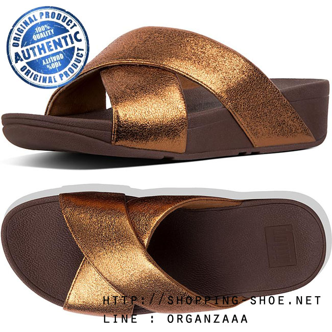 Fitflop Lulu Molten Metal Slide Bronze ของแท้ นำเข้าจาก USA และ UK
