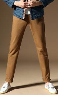 กางเกงสแล็คสลิม หลากสี ใส่สบาย เอว No.31-32 น้ำตาล