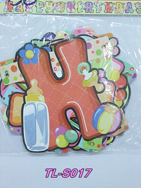 ธงประดับงาน Happy Birthday / Item No. TL-S017