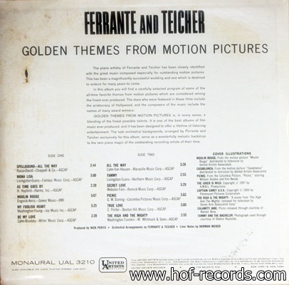 Ost. Ferrante And Teicher 1Lp
