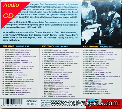 CD Burt Bacharach -Essential Recordings 1955-62 ( 2 CD ) * New