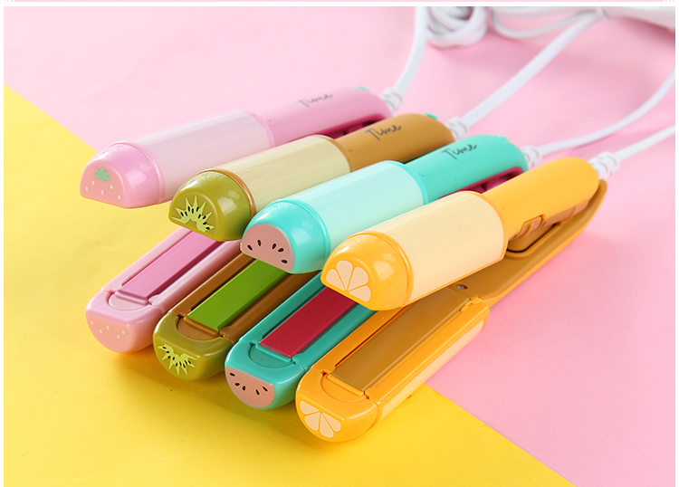 เครื่องหนีบผม/ลอน ลายผลไม้