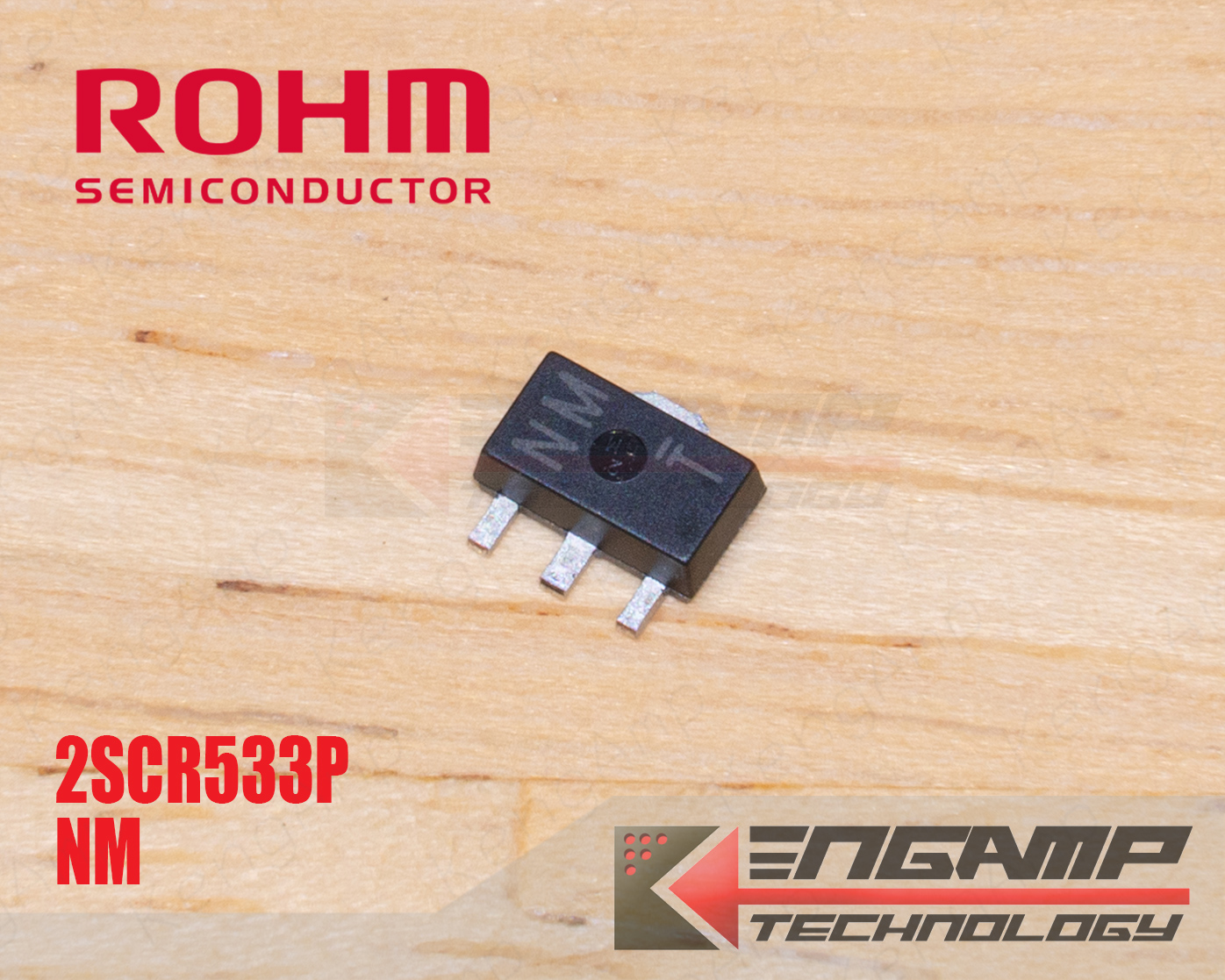 (มีตัวเลือก) [TR] MM 2SAR533P หรือ NM 2SCR533P ROHM PNP NPN TR 3A 50V