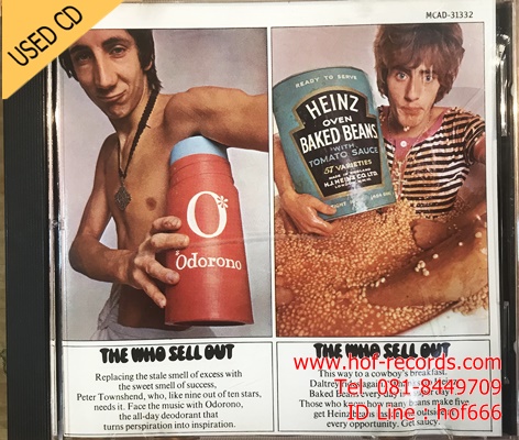 The Who - Sell out (US) Used CD 1 Dise VG++ code AAD