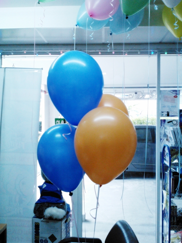 ลูกโป่งกลม สีน้ำเงิน ไซส์ 10 นิ้ว แพ็คละ 10 ใบ (Round Balloons Size 10" - Standard Deep Blue Color)