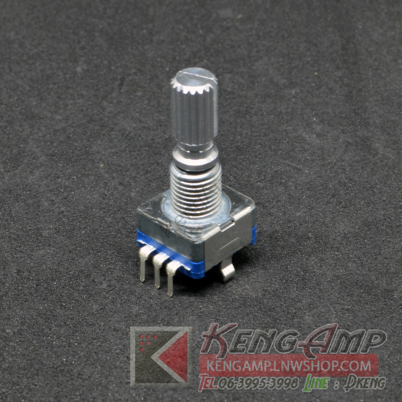 (มีตัวเลือก) [VR] EC11 แกนผ่า D หรือแกนมะเฟือง ยาว20mm Rotary Encoder Switch