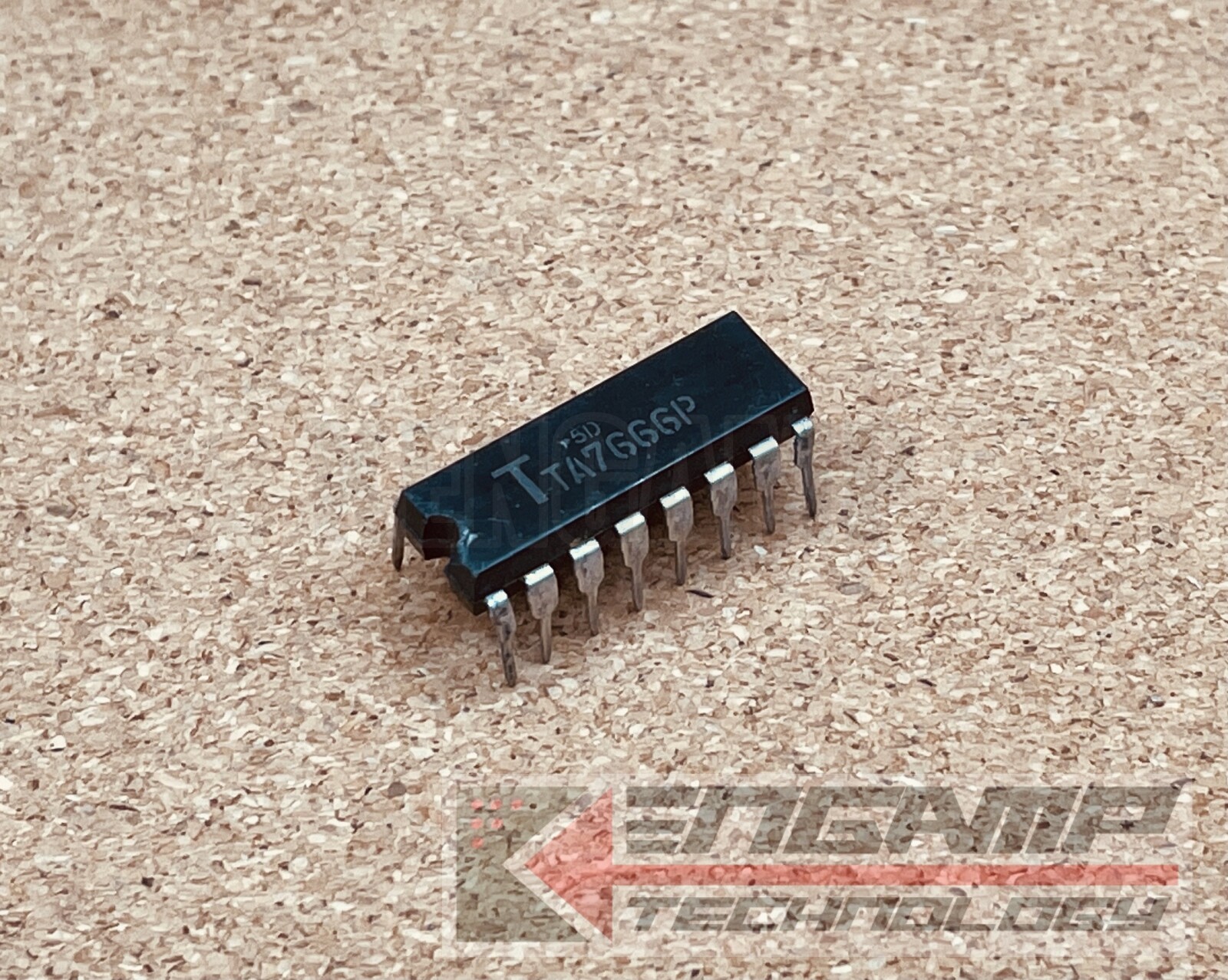 (1ตัว) [IC] TA7666P มือสอง 5-step Logarithmic Dual LED driver