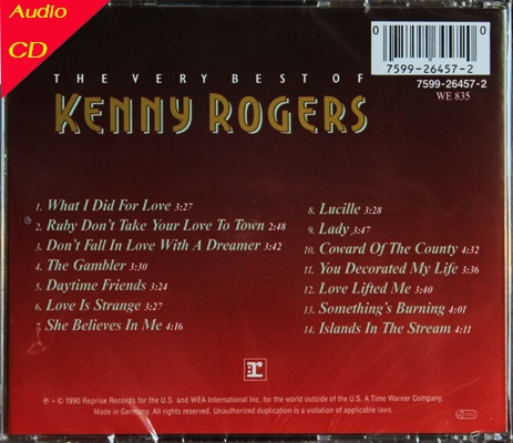 CD Kenny Rogers - The very Best of