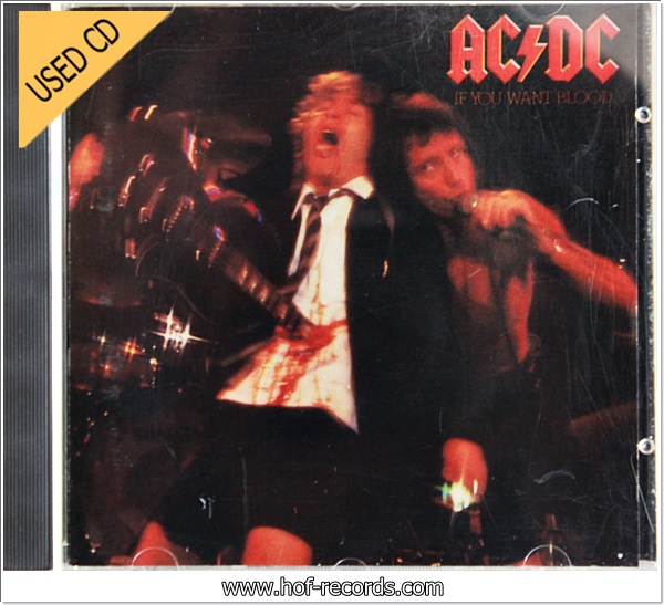 AC/DC - If You Want Blood You 've Got It (USA) Used Cd VG++