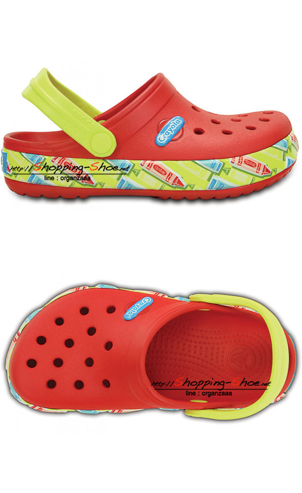 Crocband Crayola Clog - Red / Citrus ของแท้ Outlet ไทยและอเมริกา