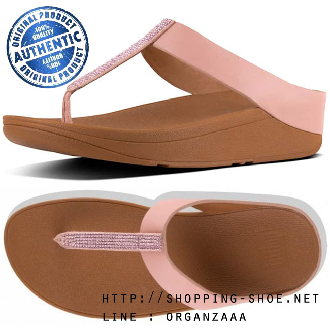 Fitflop Fino Crystal Dusky Pink ของแท้ นำเข้าจาก USA และ UK