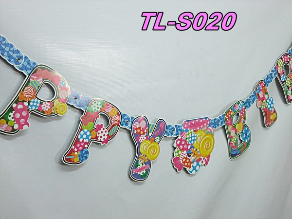 ธงประดับงาน Happy Birthday / Item No. TL-S020