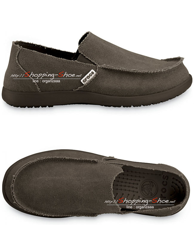 Crocs Men's Santa Cruz - Espresso / Espresso ของแท้ Outlet ไทยและอเมริกา