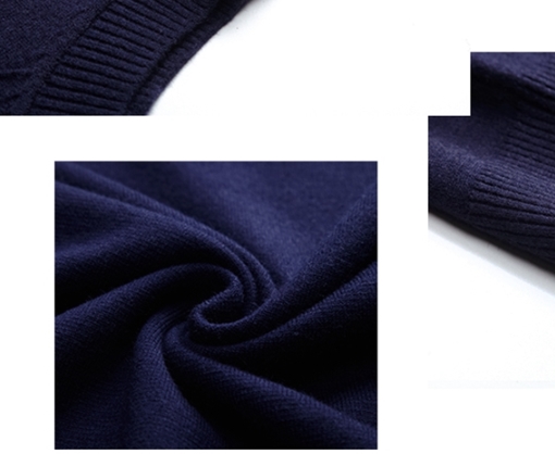 กั๊กไหมพรมชาย เดินเส้นเปียกปูน size 39 41 45 สีแดง เทา