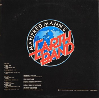 Manfred Mann's Earth Band - Glorified Magnified 1972