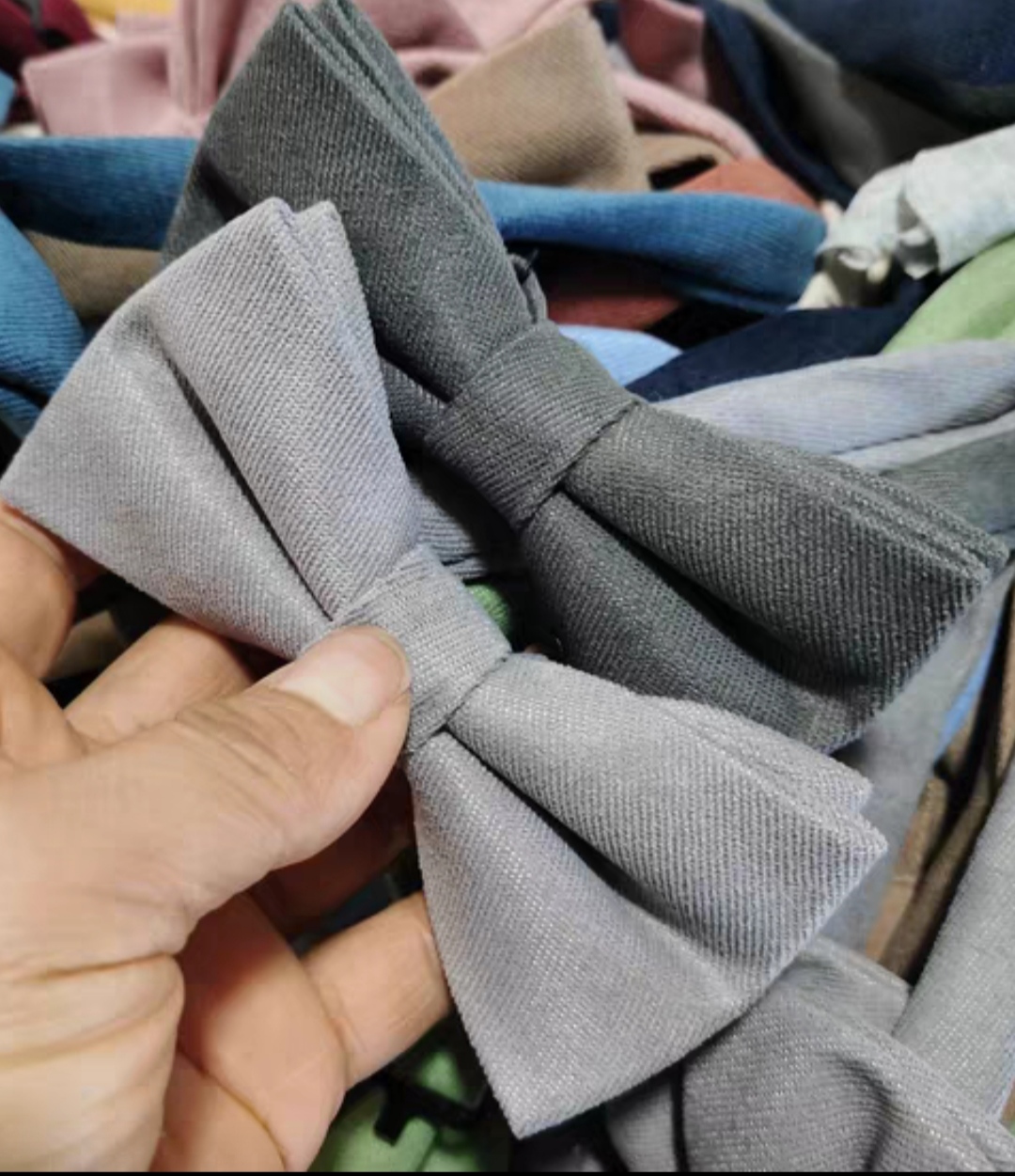 โบว์หูกระต่ายแฟชั่น วินเทจ ผ้าไม่เงา 232 No.1-17