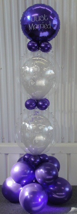 ลูกโป่งฟลอย์ทรงกลม สีม่วง ไซส์ 18 นิ้ว - Round Shape Balloon Purple Color 18" / Item No. TL-G020