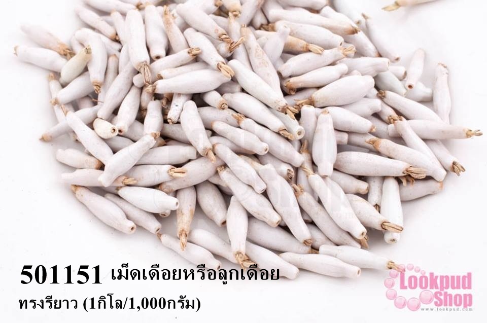 เม็ดเดือยหรือลูกเดือย ทรงรียาว (1กิโล/1,000กรัม)
