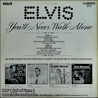 Elvis - You'll never walk alone 1LP