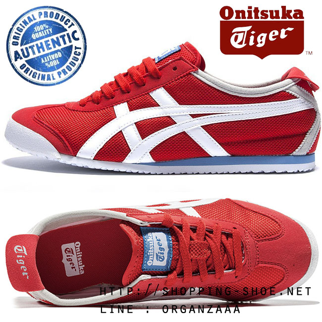 Onitsuka Tiger Mexico 66 - Fiery Red / White ของแท้ มีกล่อง ป้ายครบ