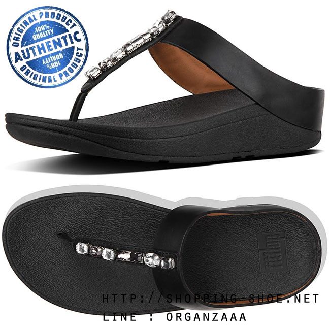 Fitflop Fino Bejewelled Black ของแท้ นำเข้าจาก USA และ UK