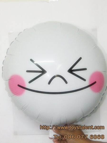 ลูกโป่งฟลอย์ หน้าสติกเกอร์ไลน์ LINE ทรงกลม - LINE Face Foil Round Balloon / Item No.TL-A103