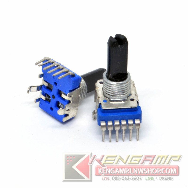 (1ตัว) RK1114 W50K มีพักกลาง L = 25mm