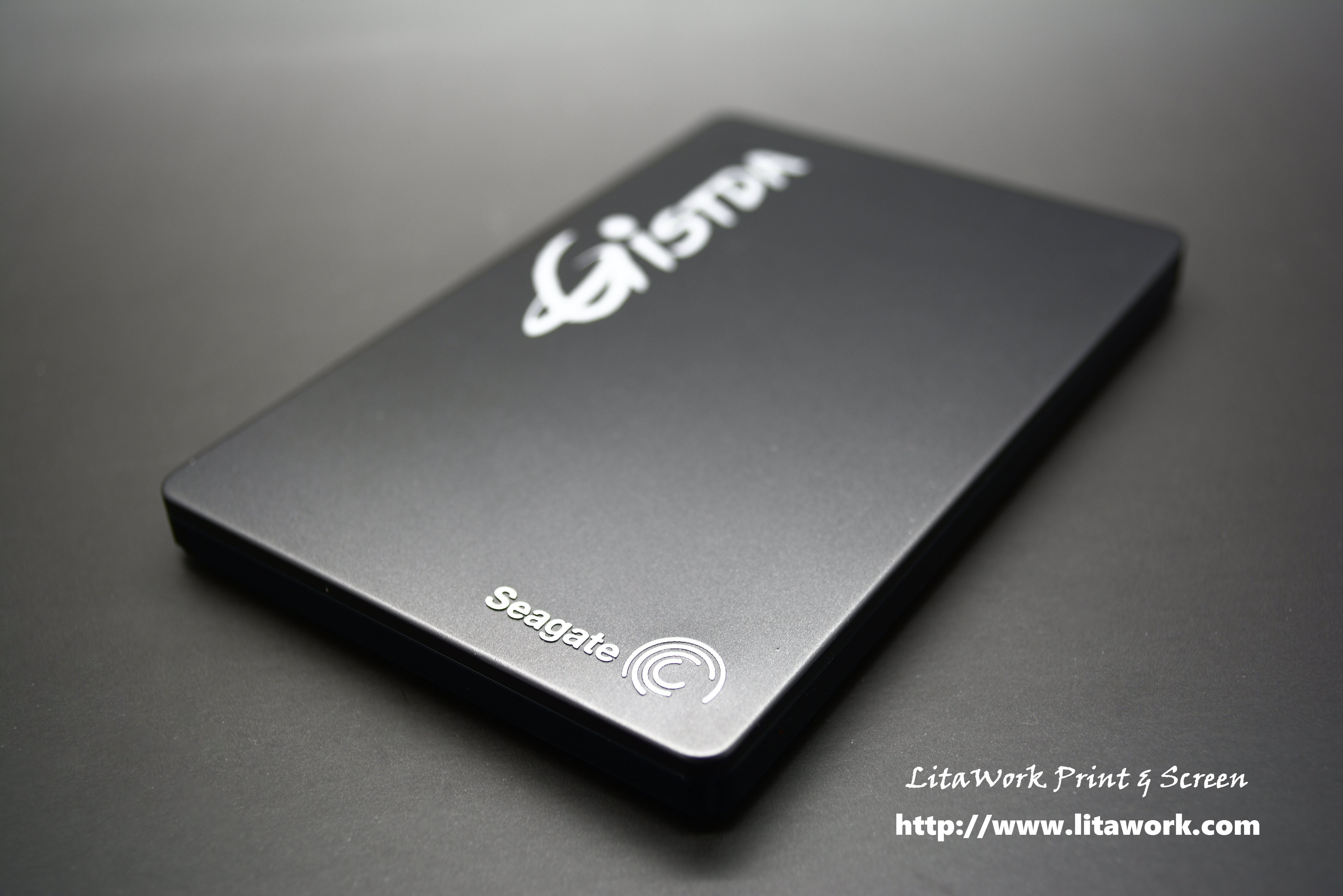 สกรีนเหล็ก External Hardisk Seagate