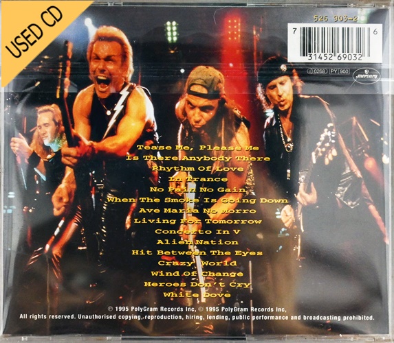 Used CD Scorpions - Live Bites