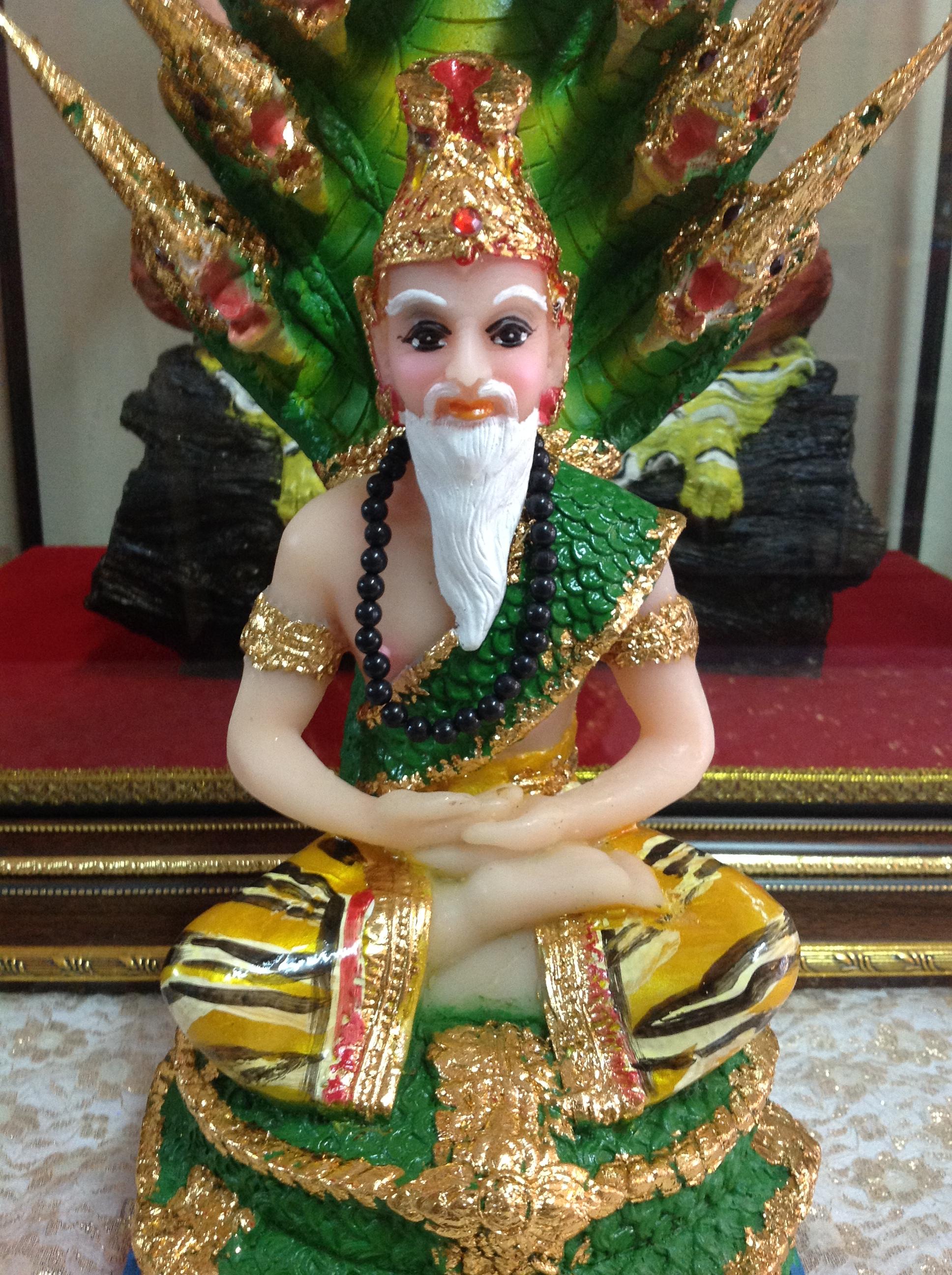 ฤาษีพญานาค 9 เศียร หน้าตัก 5"