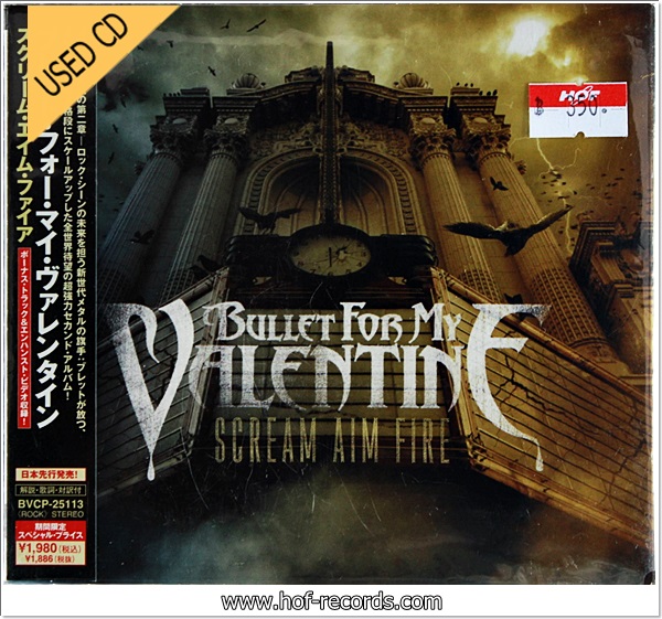 Bullet For My Valentine - Scream Aim Fire (Japan) Used Cd VG++