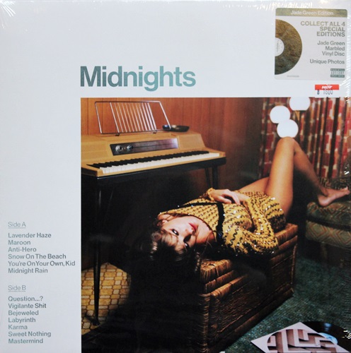 Taylor Swift - Midnights (Green Vinyl) 1Lp New