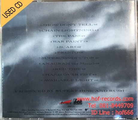 Rush - Presto (JP) Used CD 1 CD VG++