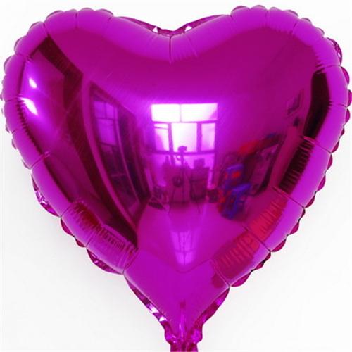 ลูกโป่งฟลอย์รูปหัวใจ สีชมพู ไซส์ใหญ่ 32 นิ้ว - Heart Shape Balloon Pink Color / Item No.TL-G012