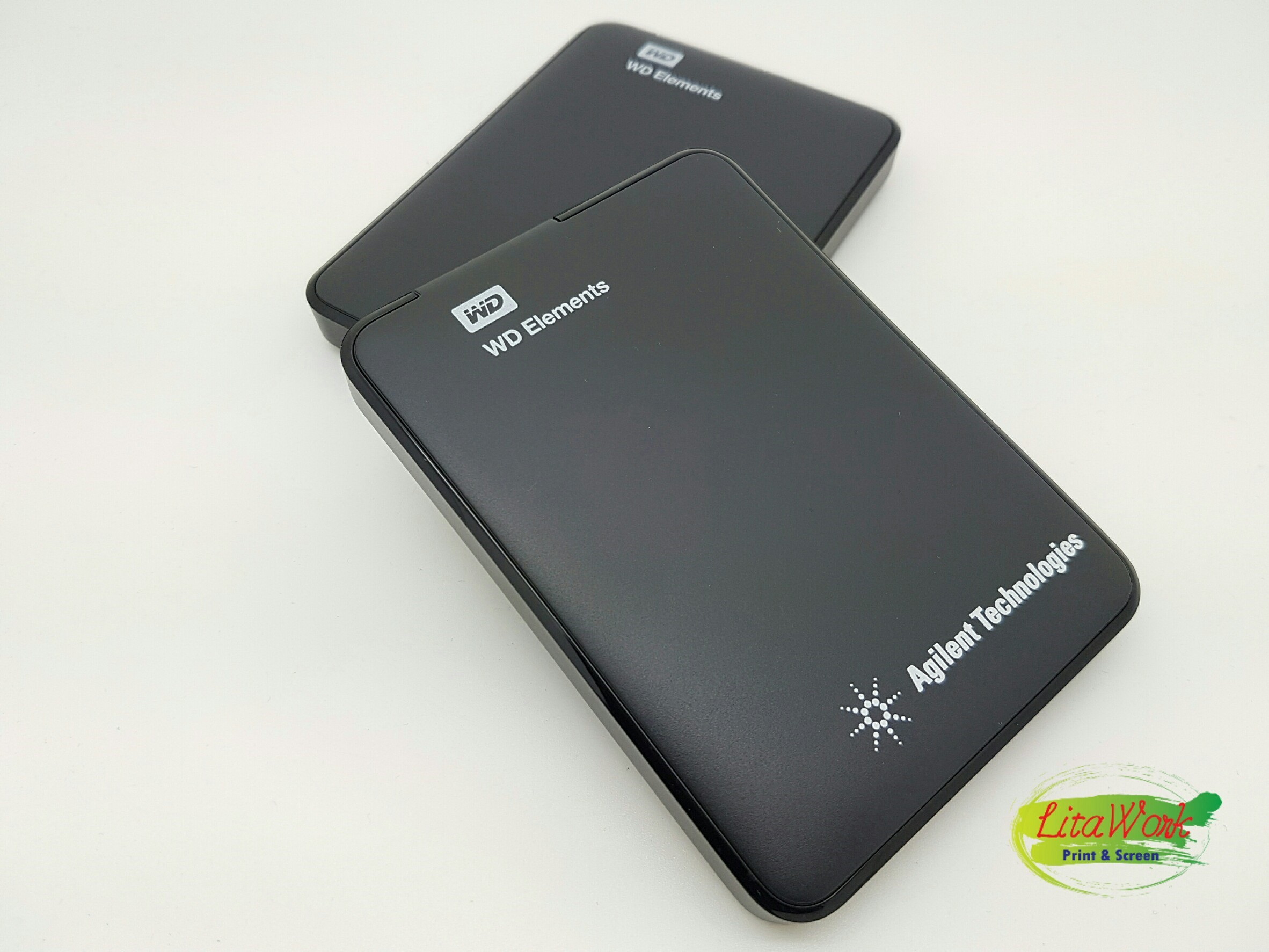 สกรีนเหล็ก External Hardisk Agilent