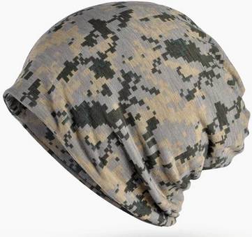 ราคาพิเศษ!!หมวกผ้า หมวกคลุม ผ้าพันคอ สไตล์ฮิพฮอพ ลายพราง ใส่ได้2แบบ สี 1-7