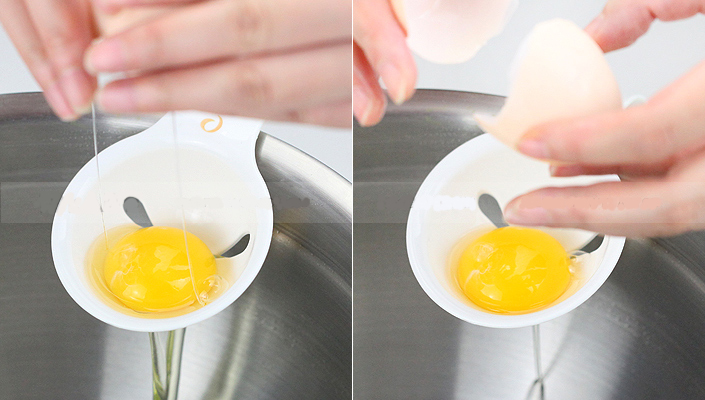White egg separator