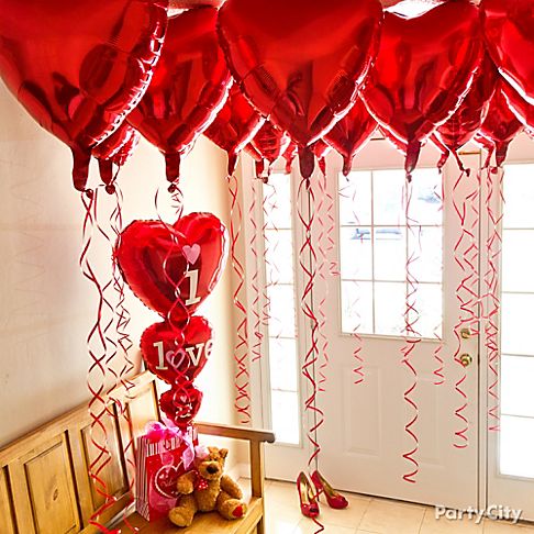 ลูกโป่งฟลอย์รูปหัวใจ สีแดง I LOVE YOU ต่อกัน-Love Series Heart Shape Foil Balloon / Item No.TL-E050