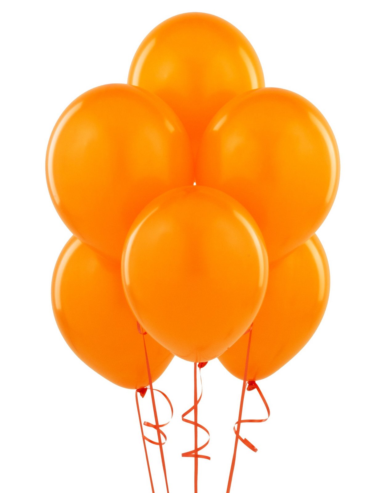 ลูกโป่งกลม เนื้อเมททัลลิก สีส้ม ไซส์ 10 นิ้ว แพ็คละ 10 ใบ (Round Balloons Size 10" - Metallic Orange Color)