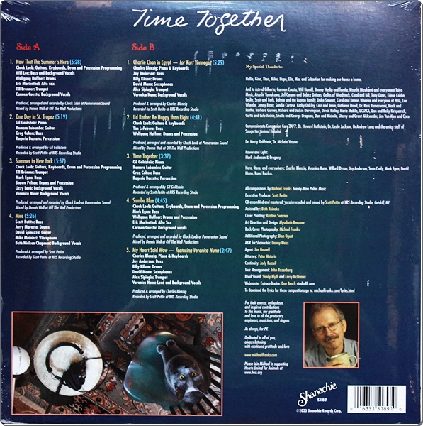 Michael Franks - Time Together 1Lp New