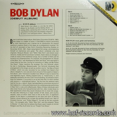 Bob Dylan - Debut Al bum 1Lp N.