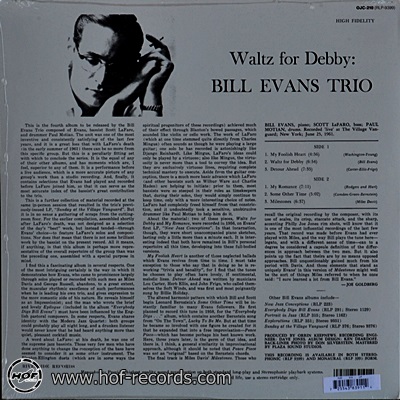 Bill Evans Trio - Waltz For Debby 1lp N.