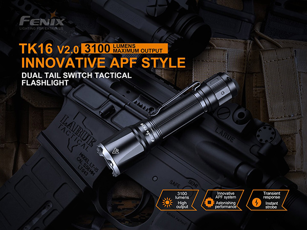 ไฟฉายแทคติคอล Fenix TK16 V2 3100Lu.