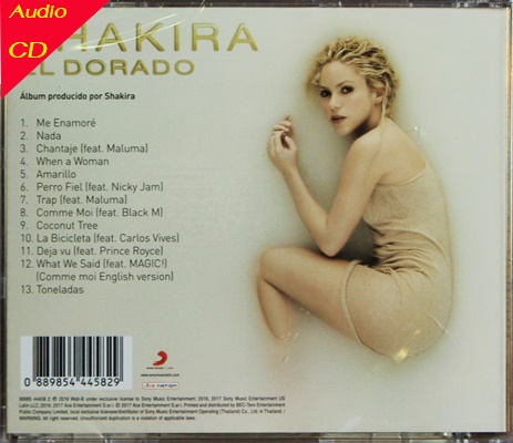 CD Shakira - El dorado