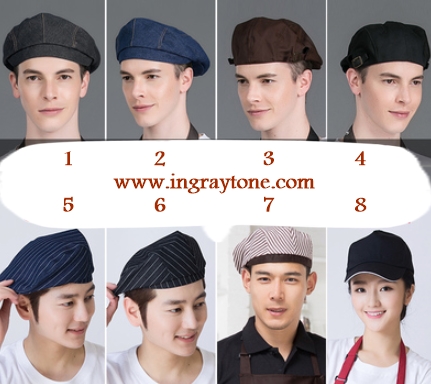 หมวกเชฟ หมวกกุ๊ก เสิร์ฟ ทำครัว ปรุงอาหาร คอตตอน บ๋อย ผู้หญิง ผู้ชาย VIP